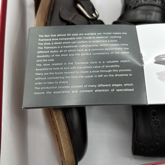 Salvatore Ferragamo Tramezza Samson Cap Toe Oxford Black Leather Dress Shoes 6.5 - Picture 11 of 11